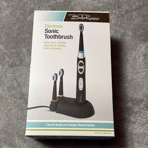 Bella Russo Black Electronic Sonic Toothbrush